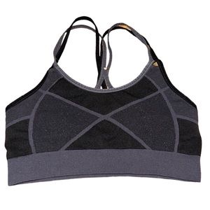 Champion black & grey sports bra size S